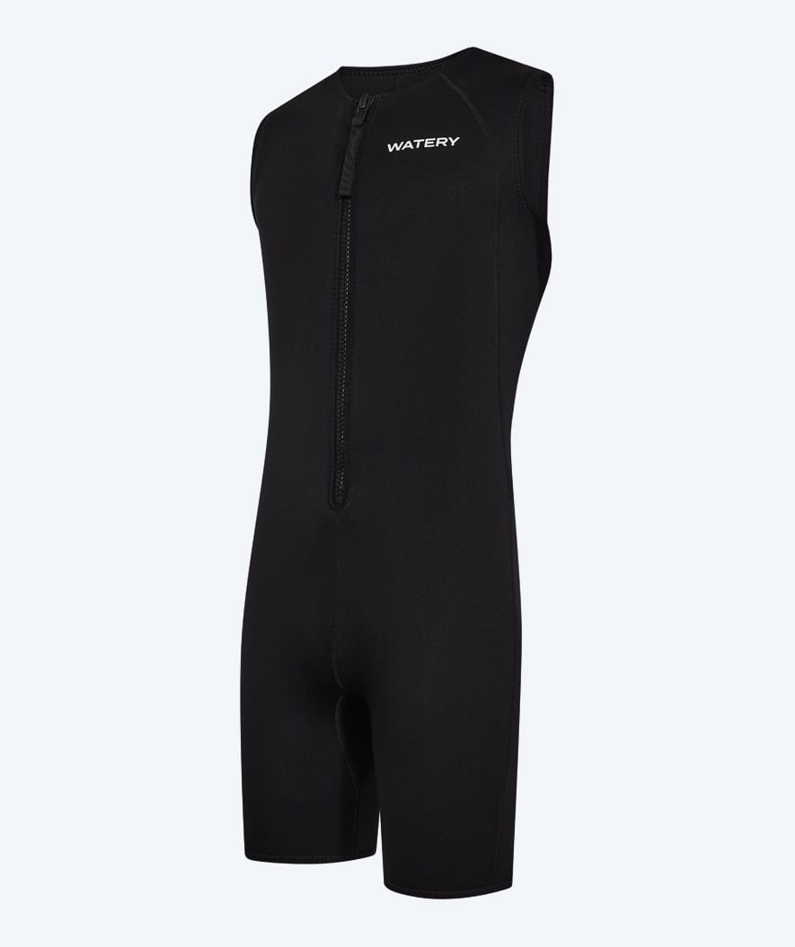 Watery kort john wetsuit - Haven - Zwart