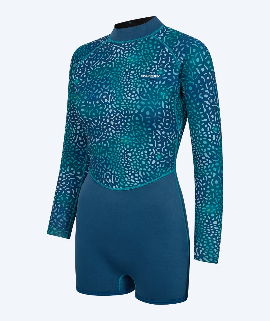 Watery neopreen lentepak voor dames - Compass - Groen/Blauw