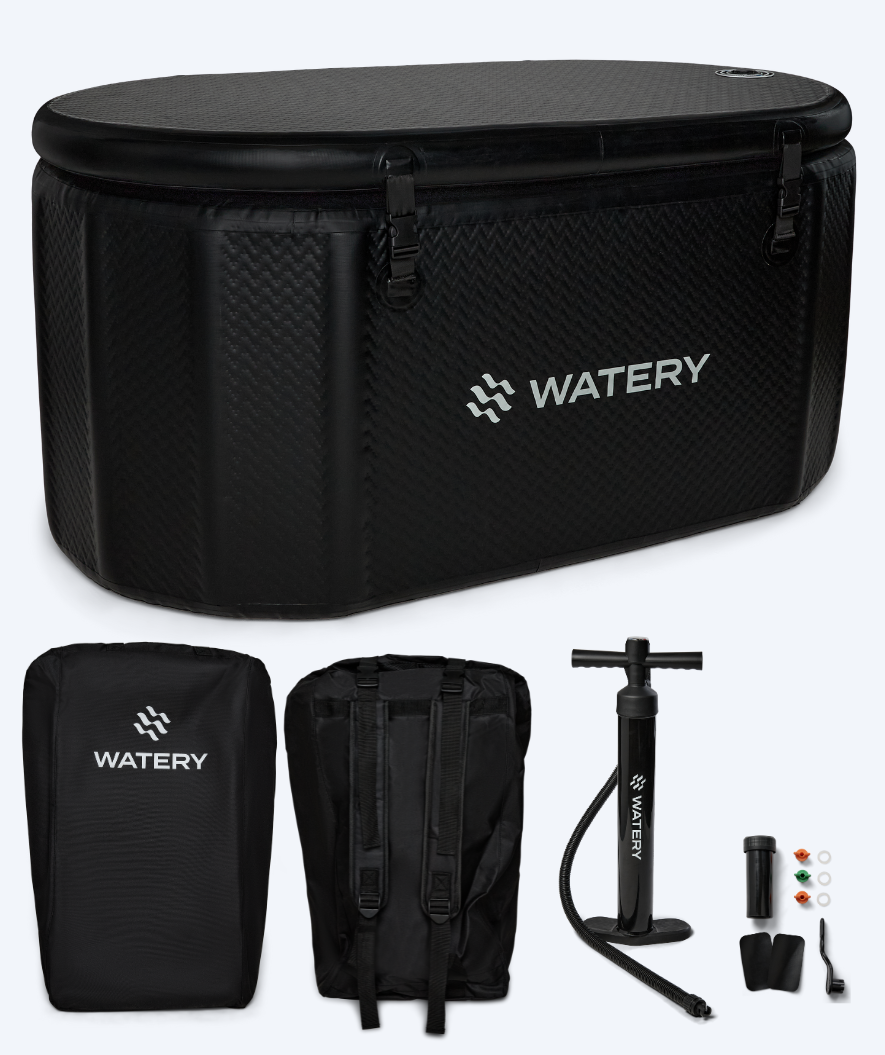 Watery opblaasbaar ijsbad - Master - Zwart