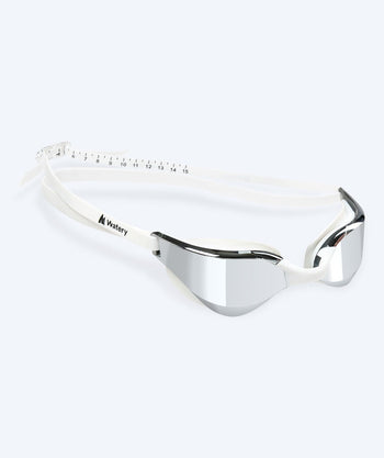 Watery zwembril - Instinct Mirror - Wit/zilver