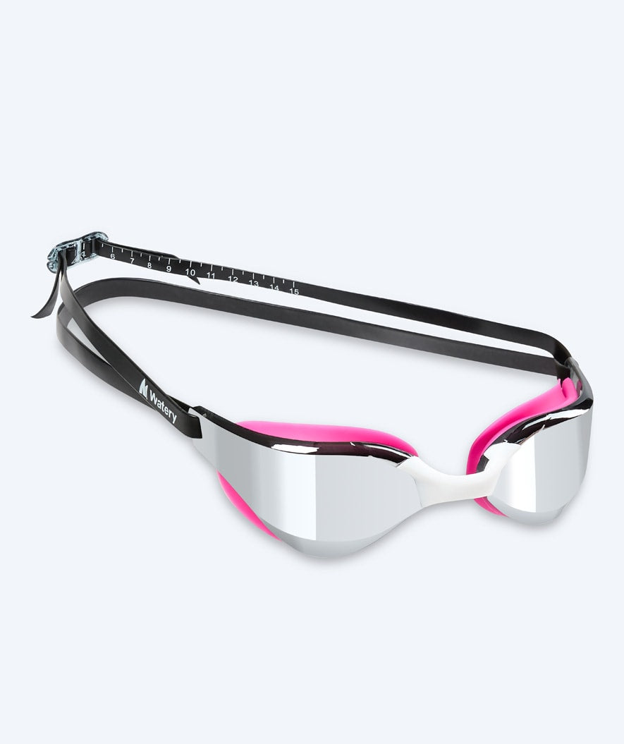 Watery zwembril - Instinct Mirror - Roze/zilver