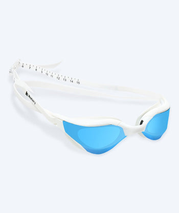 Watery zwembril - Instinct Ultra Mirror - Wit/blauw