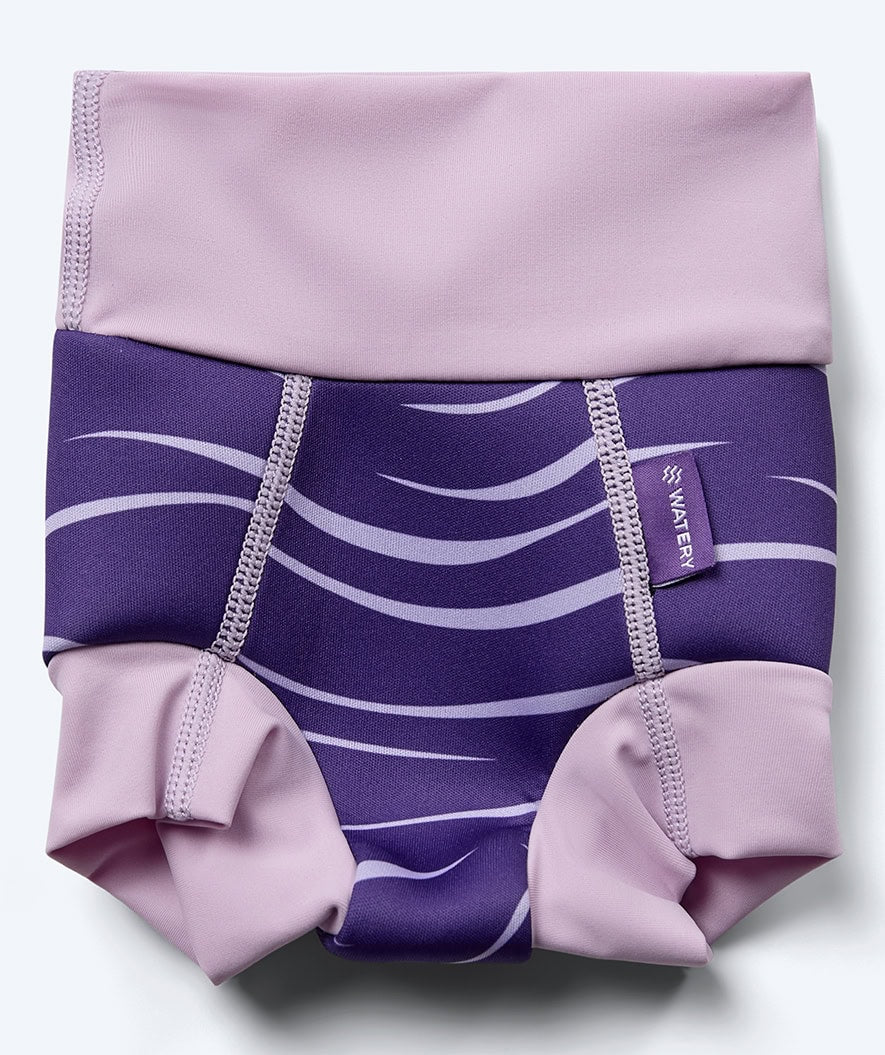 Watery zwemluiers voor kinderen - Neoprene Swim Nappy - Fjord Purple