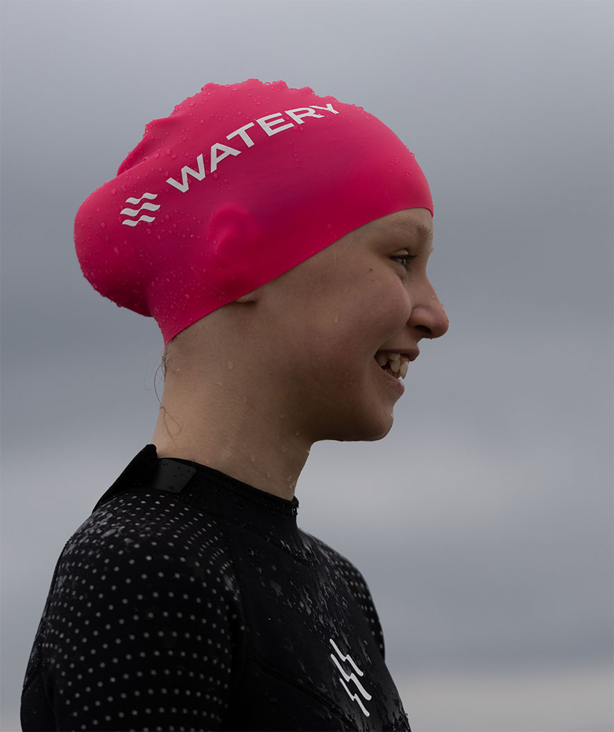 Watery badmuts (vanaf 10 jaar) - Signature - Fluo groen