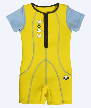 Arena neopreen wetsuit voor kinderen - Friends - Geel/lichtblauw