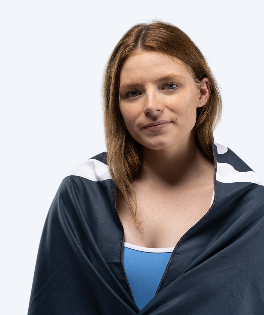 Watery microvezel handdoek - Eco Nebraska - Donkerblauw