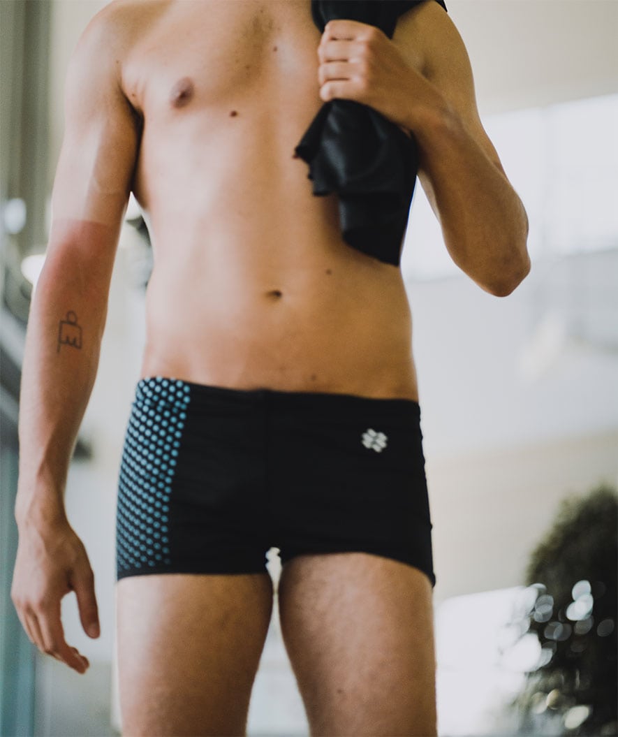 Watery heren zwemboxers - Flaming Vegas Eco - Blauw