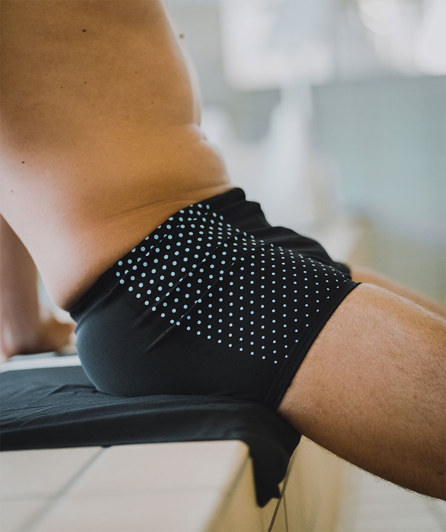 Watery heren zwemboxers - Flaming Vegas Eco - Blauw