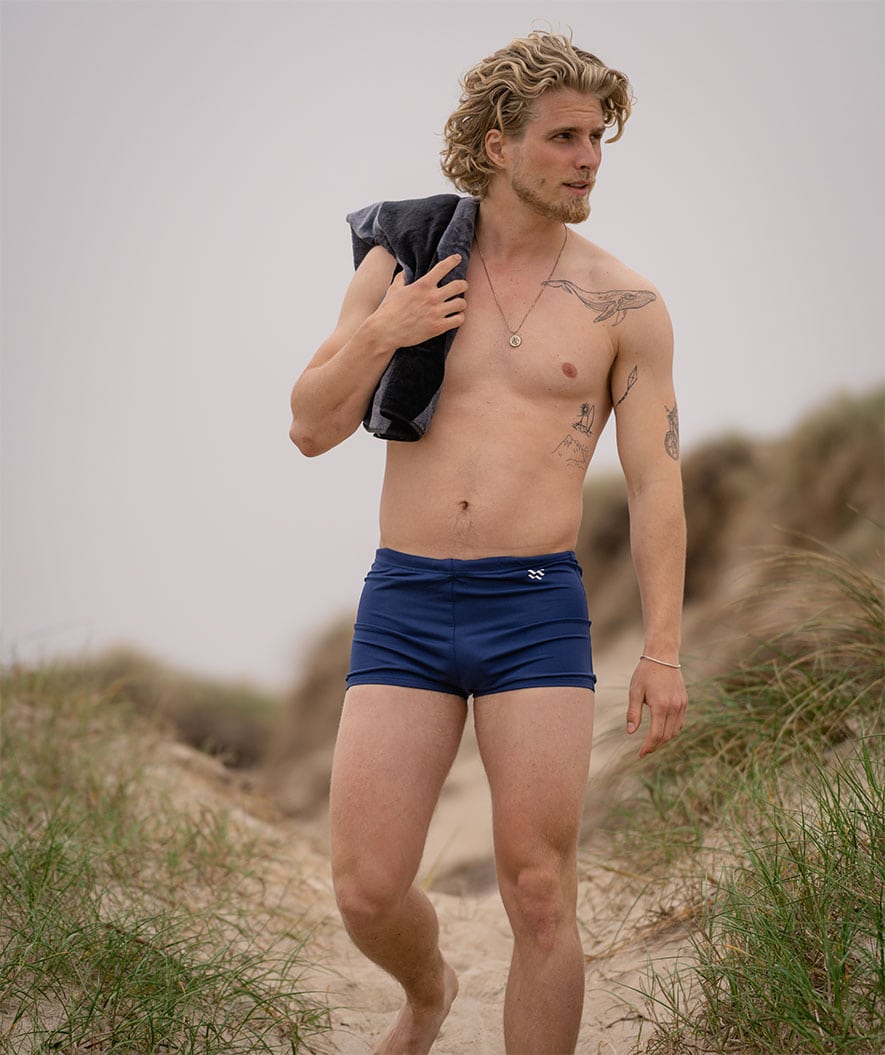 Watery heren zwemboxers - Flaming Vegas Eco - Donkerblauw